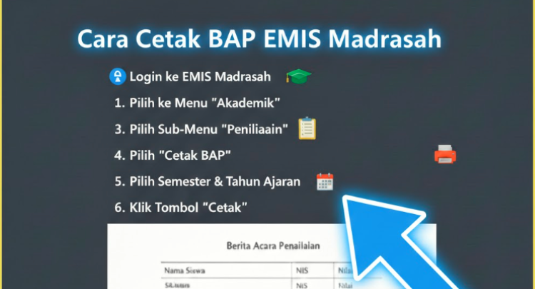 Cara Cetak BAP EMIS Madrasah Terbaru 2026 Anti Ribet untuk Operator Sekolah