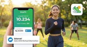 StepFit Apk Penghasil Saldo DANA dengan Olahraga