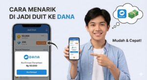 Cara Menarik Koin Emas dan Diamond di Aplikasi Jadi Duit ke DANA